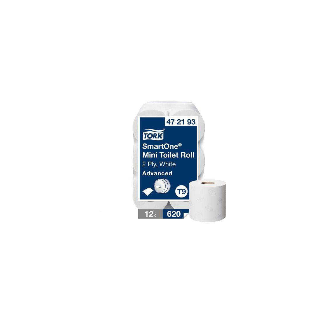 Toilet paper TORK Adv T9 2-ply 12/pack