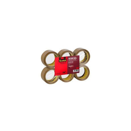 Packing tape SCOTCH Heavy 50mmx66m brown 6/pack