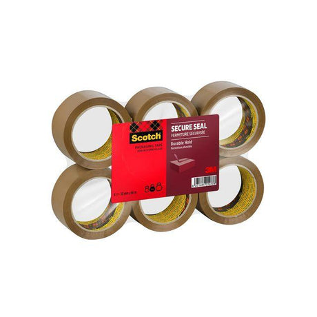 Packing tape SCOTCH Heavy 50mmx66m brown 6/pack