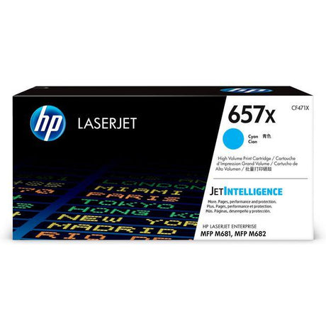Toner HP CF471X 657X 23K cyan