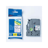 Tape BROTHER TZEMQE31 12mm Black on Pink