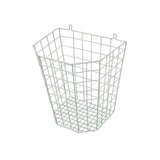 Wastepaper basket plasticised wire 24L white