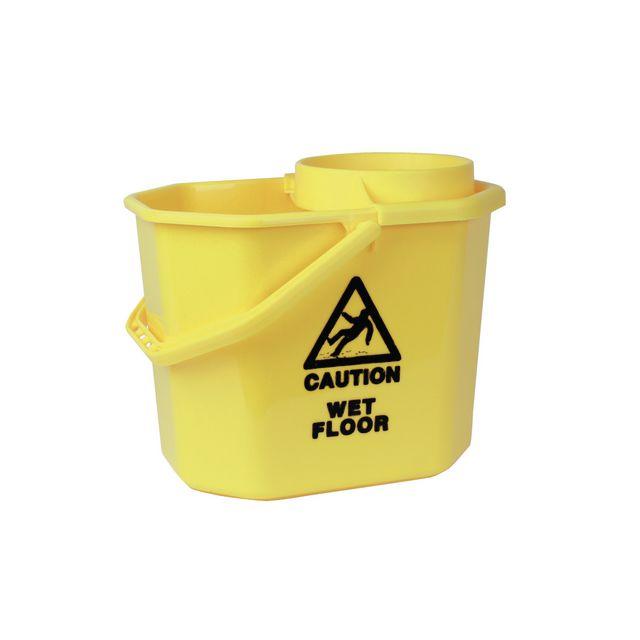 Swab bucket Mini yellow 12L