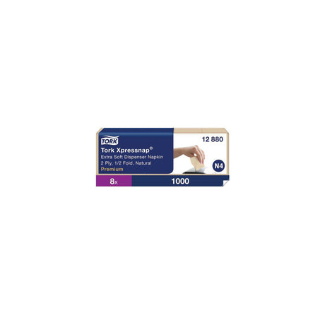 Napkin TORK Pre N4 2-ply natural 1000/pc
