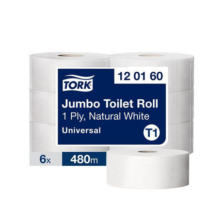 Toilet paper TORK Uni T1 1-ply 480m