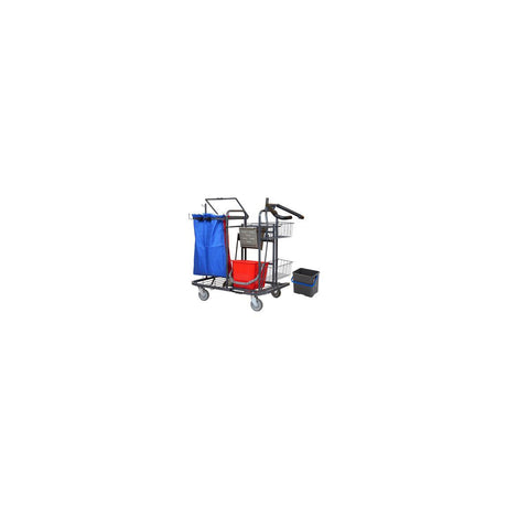 Cleaning trolley S-Press trolley ready for cleaning