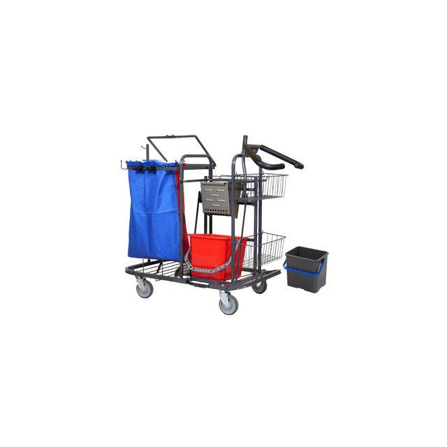 Cleaning trolley S-Press trolley ready for cleaning