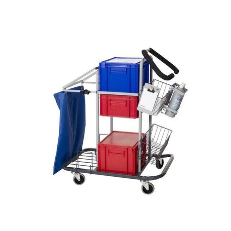 Cleaning trolley S-Trolley Economy ready to clean