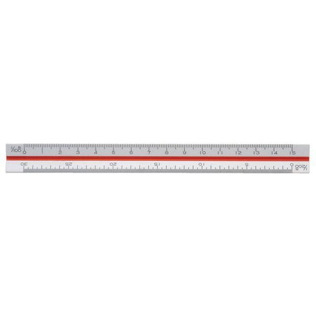 Scale ruler 15cm 1:100:200:300:400:500