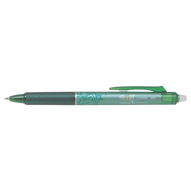 Gel pen PILOT Frixion Clicker 0,5 green