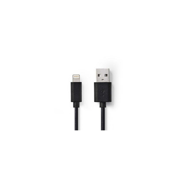 Cable NEDIS Lightning - USB A 1m black