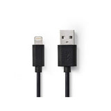 Cable NEDIS Lightning - USB A 1m black