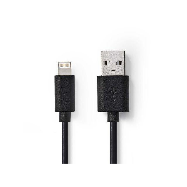 Cable NEDIS Lightning - USB A 2m black