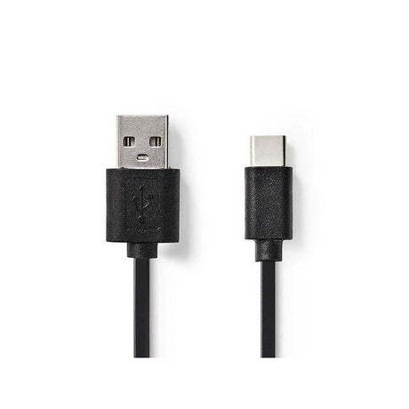 Cable NEDIS USB-A-USB-C 2m black