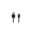 Cable NEDIS USB-A-USB-C 3m black