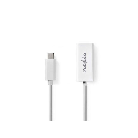 Adapter NEDIS USB-C ha - RJ45 ho 0,15m