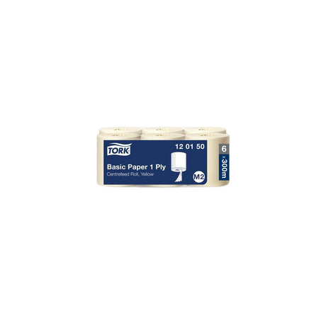 Drying roll TORK Uni M2 1-ply yellow 6/pc