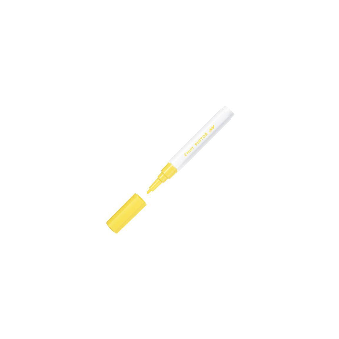 Labelling pen PILOT Pintor F yellow