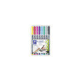 Universal pen LUMOCOLOR M P black.f 8/pack