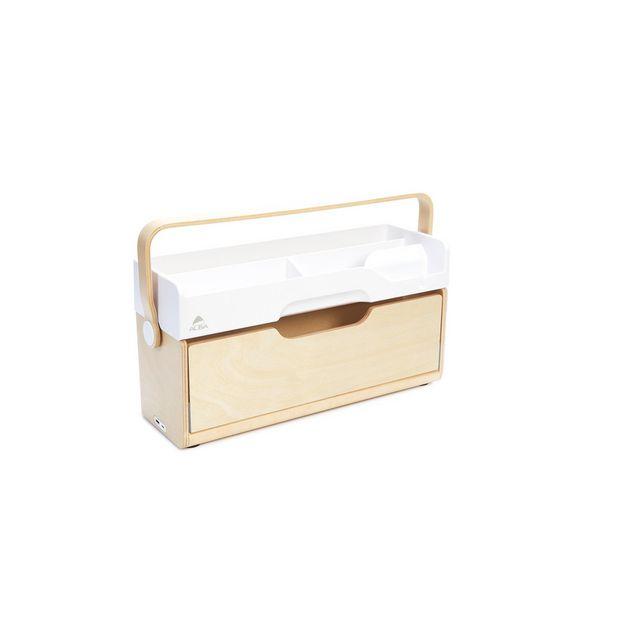 Storage box portable ALBA wood