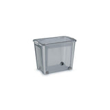 Plastic box CEP recycled plastic wheels 67L