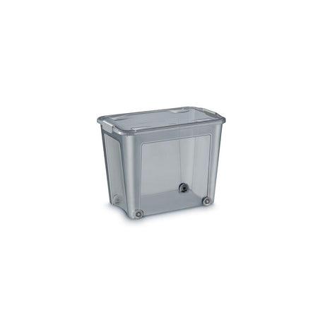 Plastic box CEP recycled plastic wheels 67L