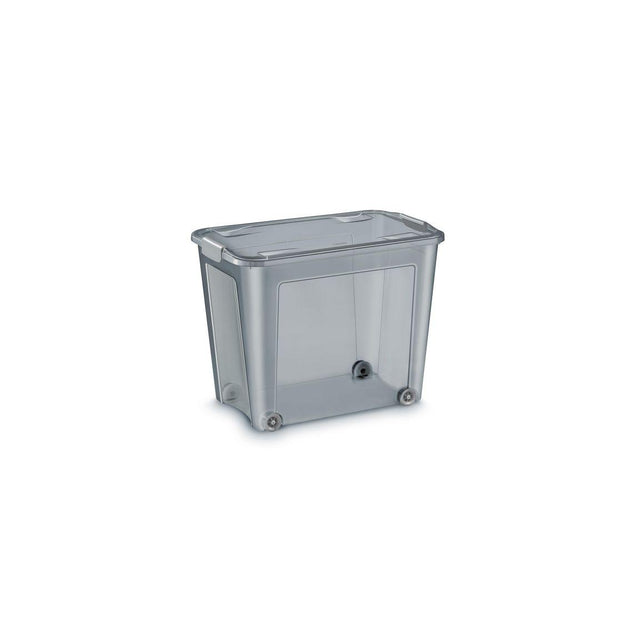 Plastic box CEP recycled plastic wheels 67L