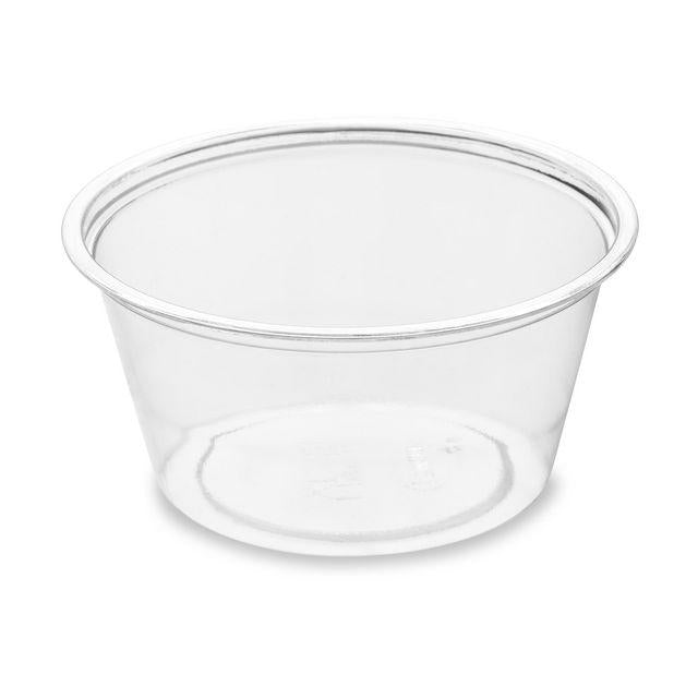 Dressing cup rPET 60ml trans 100/pack