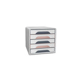 Form box CEP Smoove Mineral 5 drawers