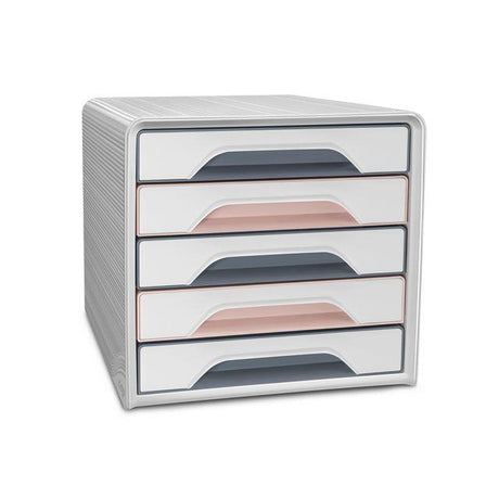 Form box CEP Smoove Mineral 5 drawers
