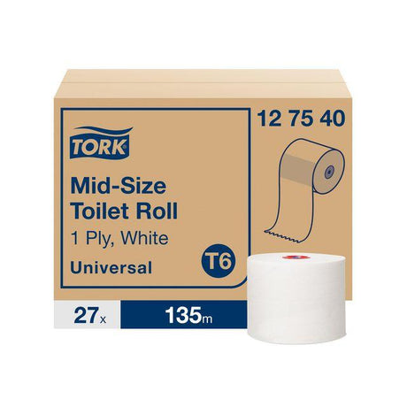 Toilet paper TORK Uni T6 1-ply 27/pack