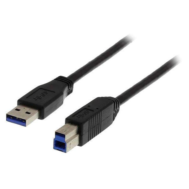 Cable DELTACO USB 3.0 A-B 2m black