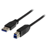 Cable DELTACO USB 3.0 A-B 2m black