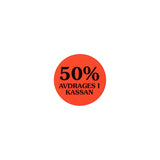 Label 50% deducted at the till 2000/RL