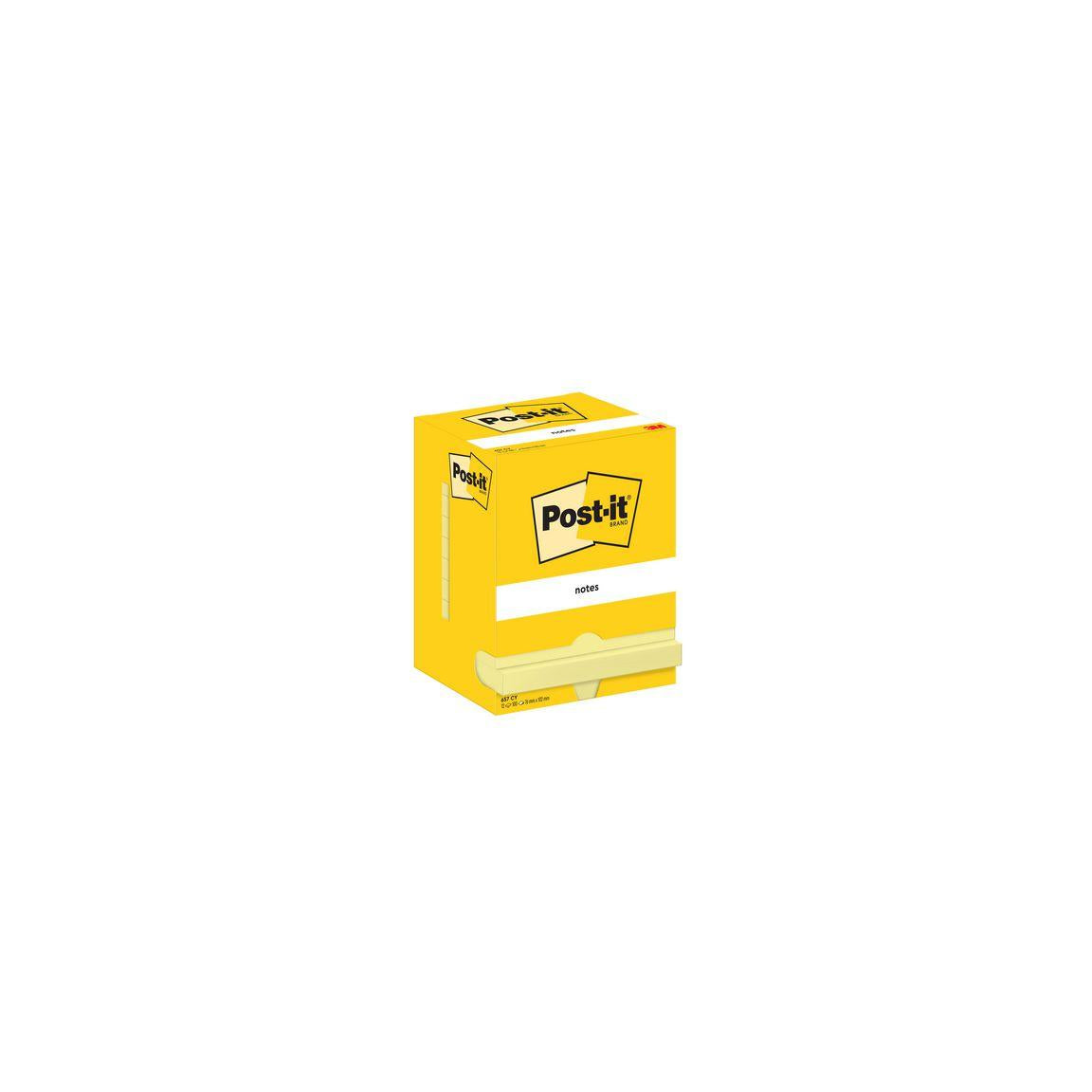 Notes POST-IT 76x102mm yellow