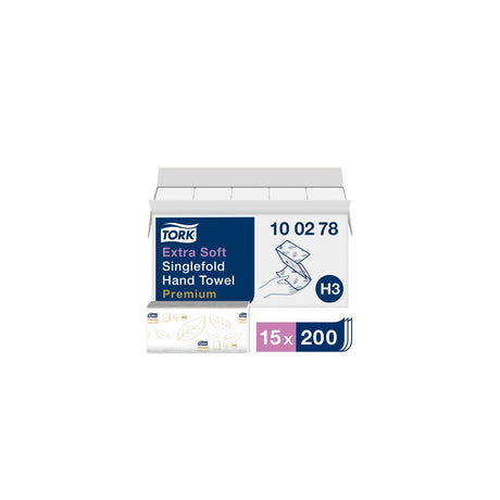 Towel TORK Pre H3 2-ply white 3000/pc