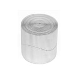 Corrugated roll crown 57mm x 15m Silver