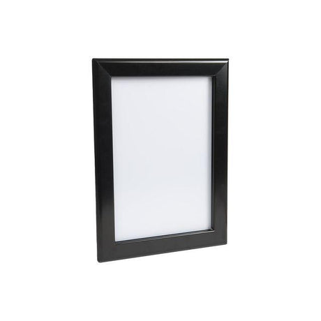 Wall frame A4 aluminium profile Black 32 mm