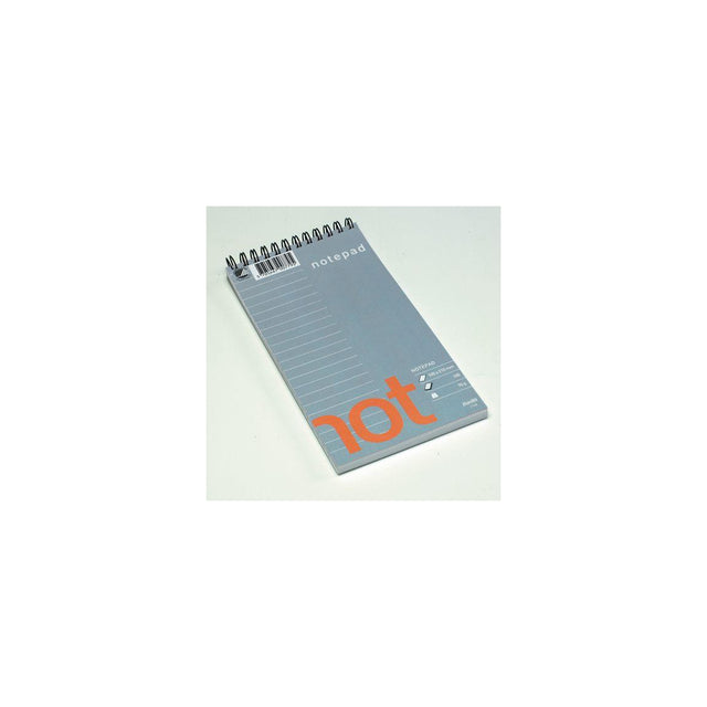 Spiral block 105x210mm 100 sheets line.