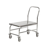 Stainless steel flatbed trailer