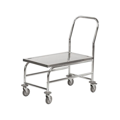 Stainless steel flatbed trailer