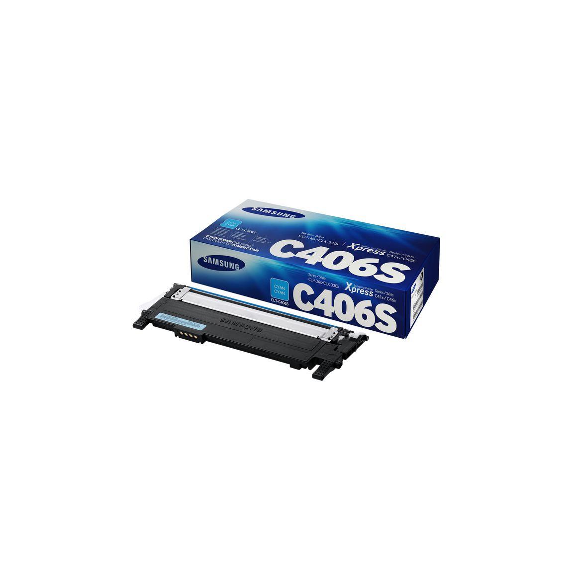 Toner SAMSUNG CLT-C406S 1K cyan