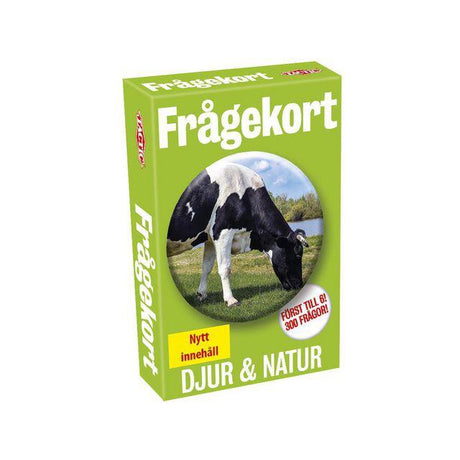 Game Quiz card Animals and Nature