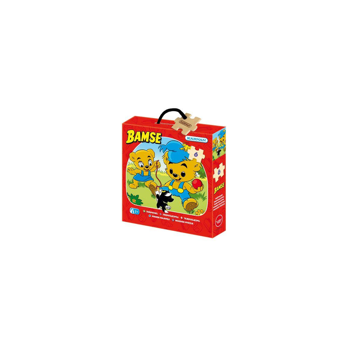 Wooden puzzle Teddy Bear 6 pieces