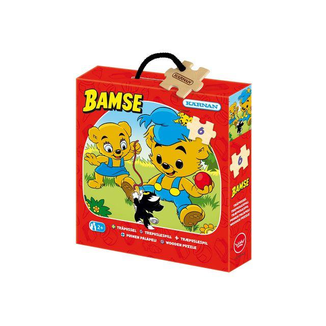 Wooden puzzle Teddy Bear 6 pieces