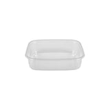 Plastic mould clear rectangular 350ml 60/pack