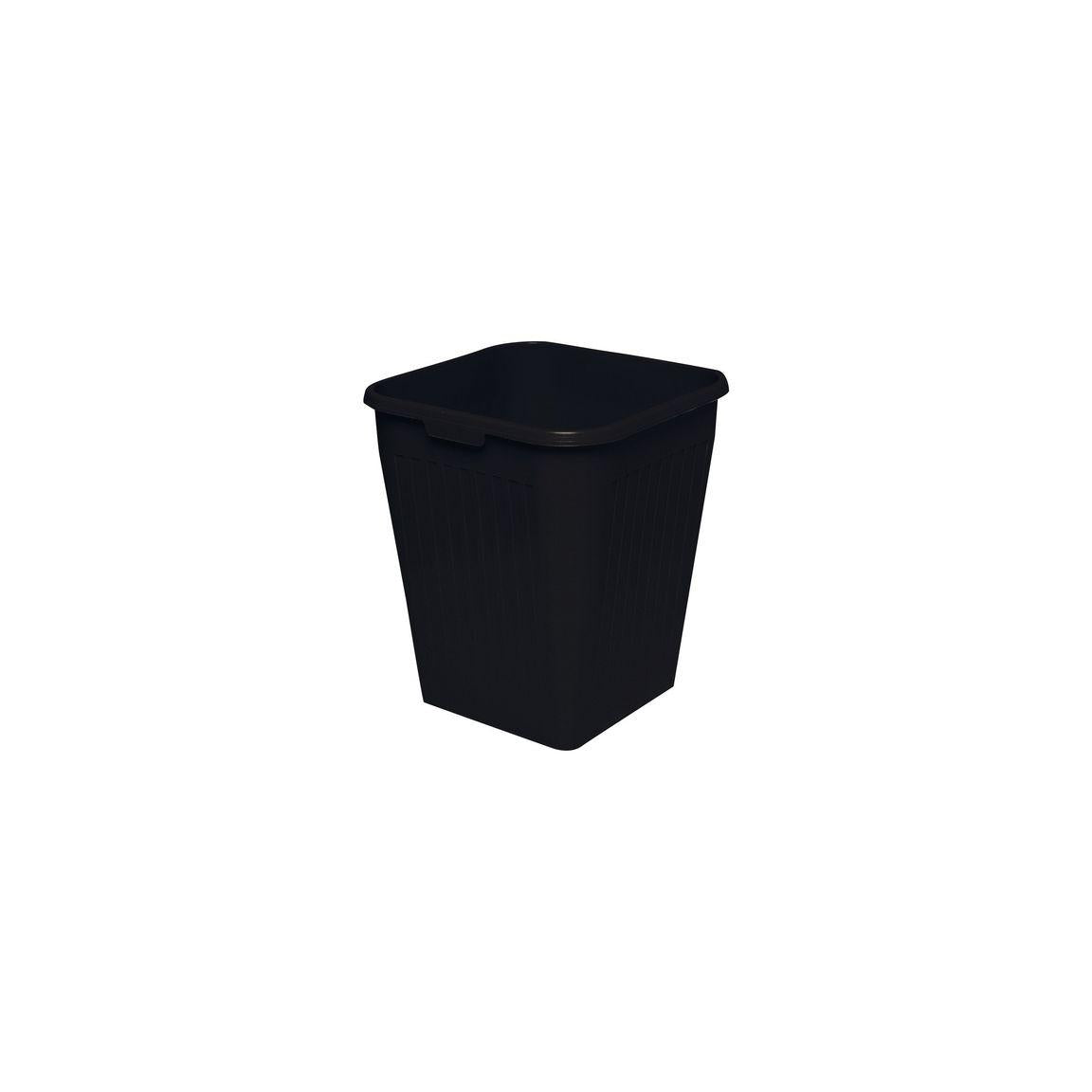 Wastepaper basket BANTEX Orth 25L black