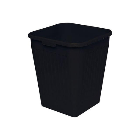 Wastepaper basket BANTEX Orth 25L black