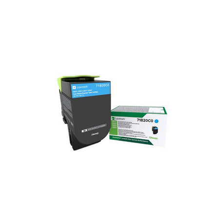 Toner LEXMARK 71B20C0 2,3K cyan