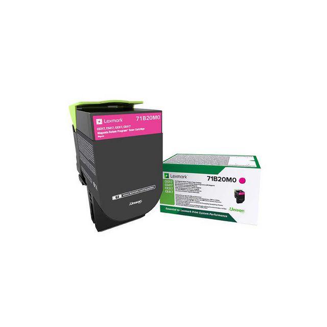 Toner LEXMARK 71B20M0 2,3K magenta
